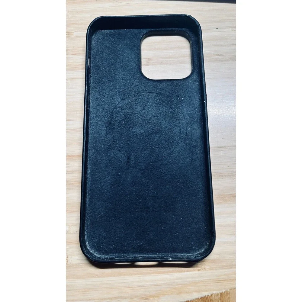 Leather Case for iPhone 14 Pro Max - Black, MagSafe Apple